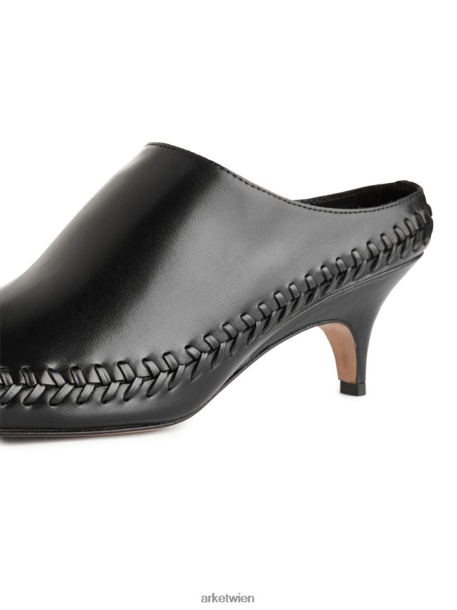 ARKET Kitten-Heel-Mules Schwarz Frauen 8RF08T687 Schuhwerk