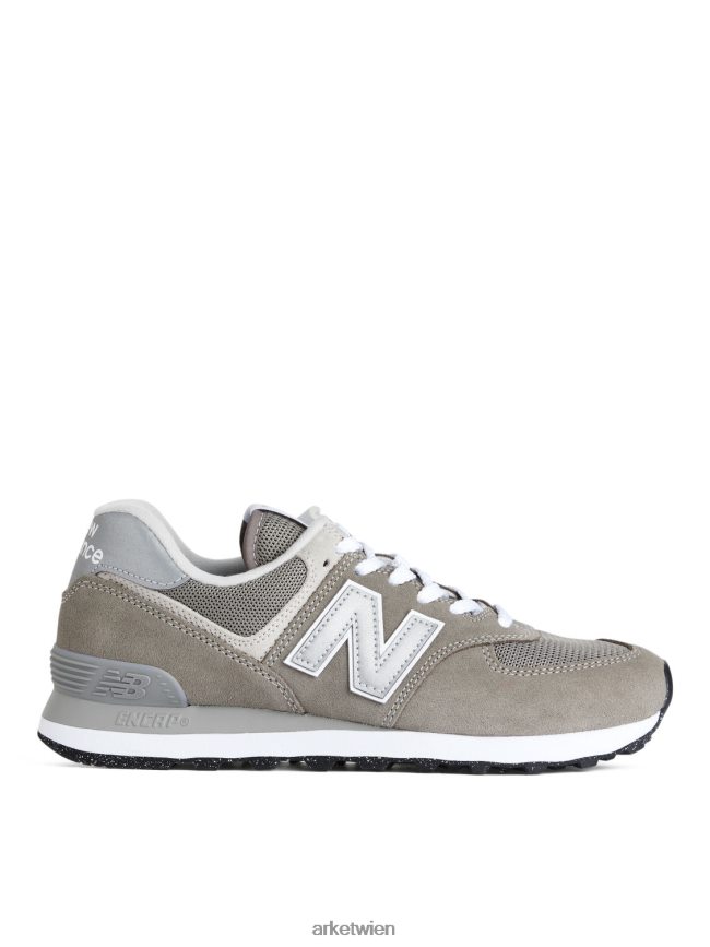 ARKET New Balance 574 Trainer grünes Blattgrau Frauen 8RF08T652 Schuhwerk