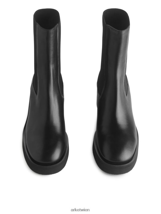 ARKET Chelsea-Stiefel mit Absatz Schwarz Frauen 8RF08T737 Schuhwerk
