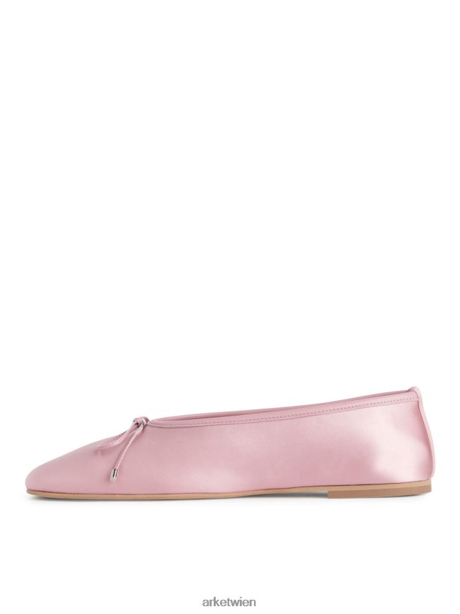 ARKET Ballerinas aus Satin Rosa Frauen 8RF08T718 Schuhwerk