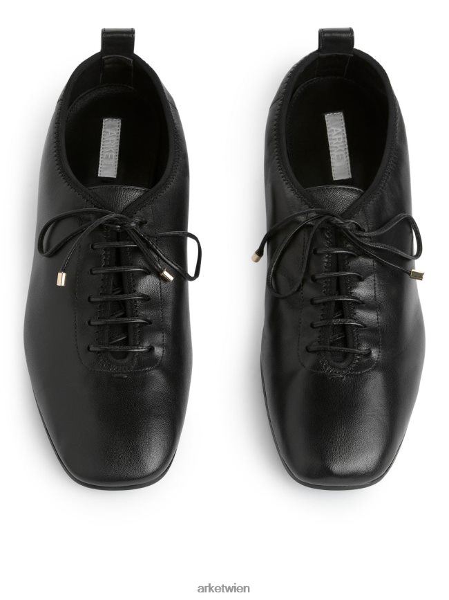 ARKET Derby-Schnürschuhe Schwarz Frauen 8RF08T720 Schuhwerk