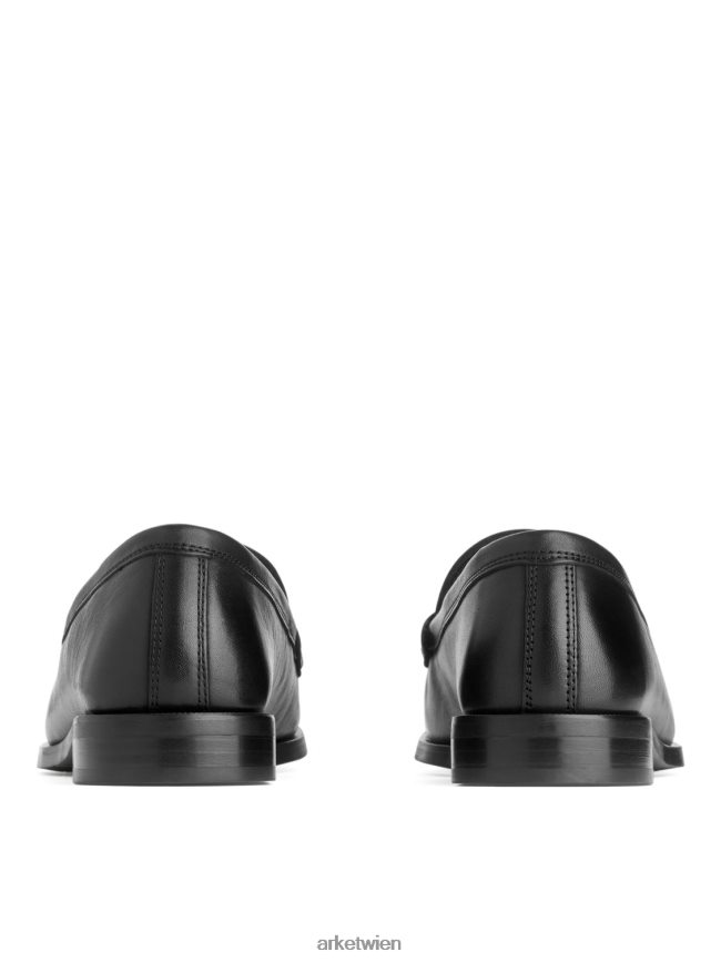 ARKET Leder-Slipper Schwarz Frauen 8RF08T686 Schuhwerk