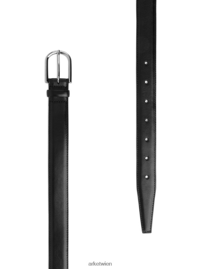 ARKET Ledergürtel Schwarz Frauen 8RF08T836 Zubehör