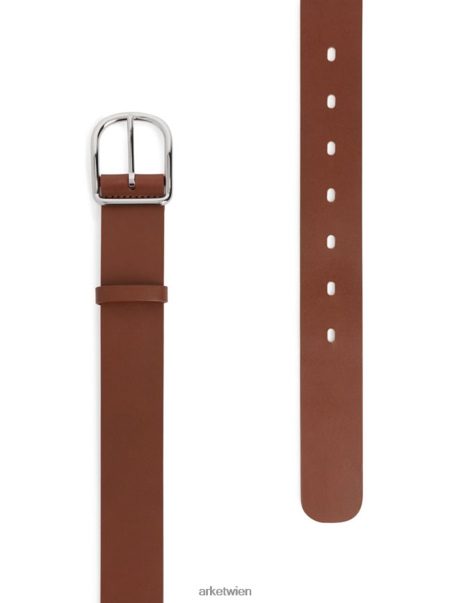 ARKET Ledergürtel braun Frauen 8RF08T828 Zubehör