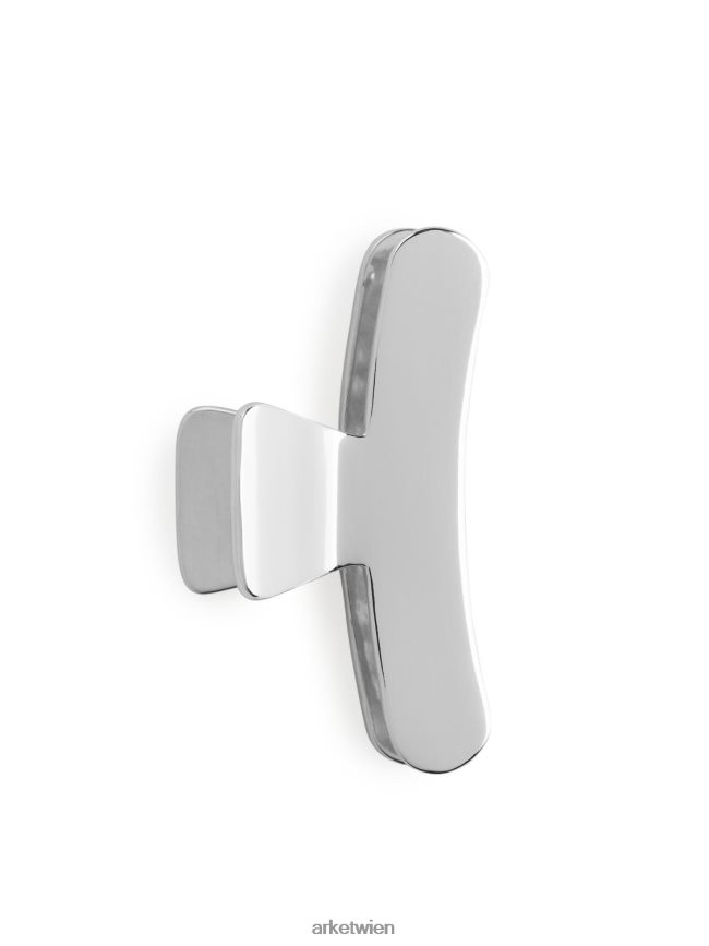 ARKET Metallische Haarklammer Silber Frauen 8RF08T872 Zubehör