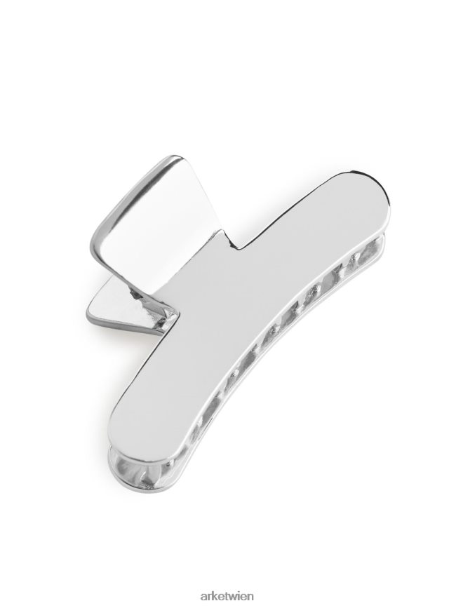 ARKET Metallische Haarklammer Silber Frauen 8RF08T872 Zubehör