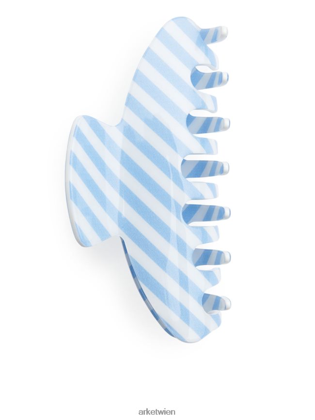 ARKET gestreifte Haarklammer weiß Blau Frauen 8RF08T855 Zubehör