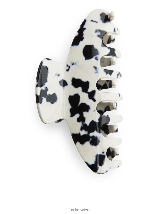 ARKET große Haarspange cremefarben/schwarz Frauen 8RF08T863 Zubehör