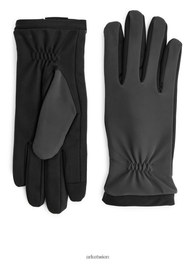 ARKET Hestra Lexi Softshell-Handschuhe dunkelgrau Frauen 8RF08T909 Zubehör