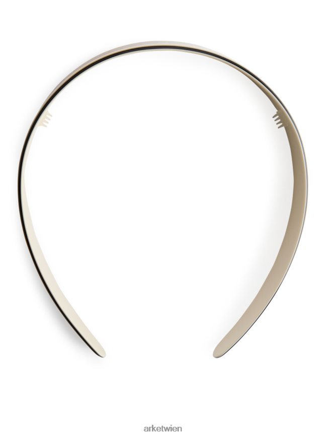 ARKET Stirnband in Kontrastfarbe cremefarben/schwarz Frauen 8RF08T868 Zubehör