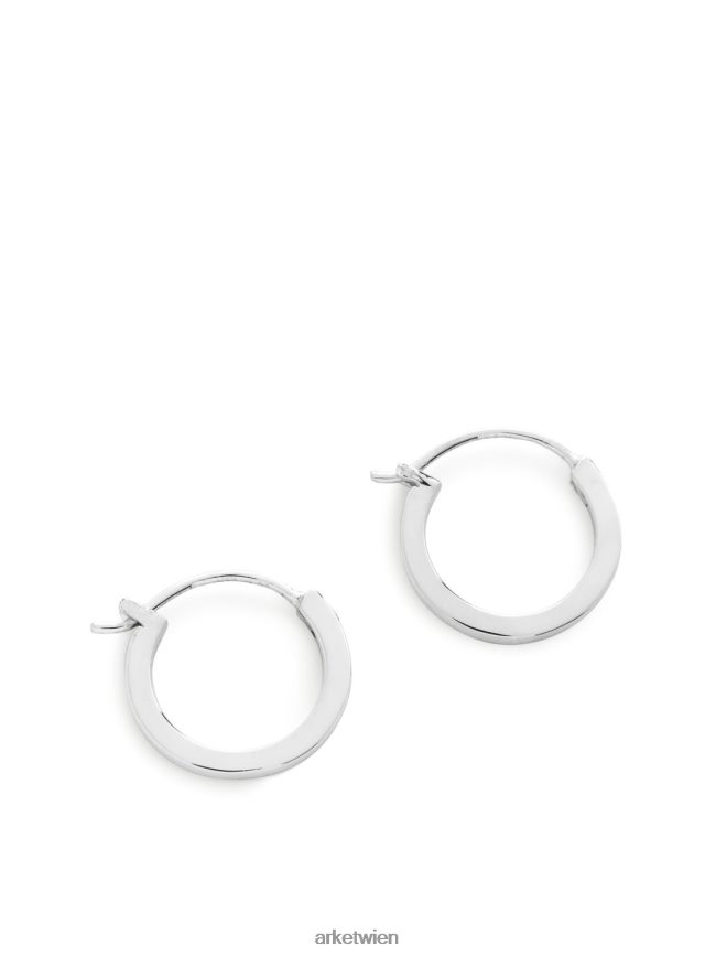 ARKET Creolen aus Sterlingsilber, 17 mm Silber Frauen 8RF08T788 Zubehör