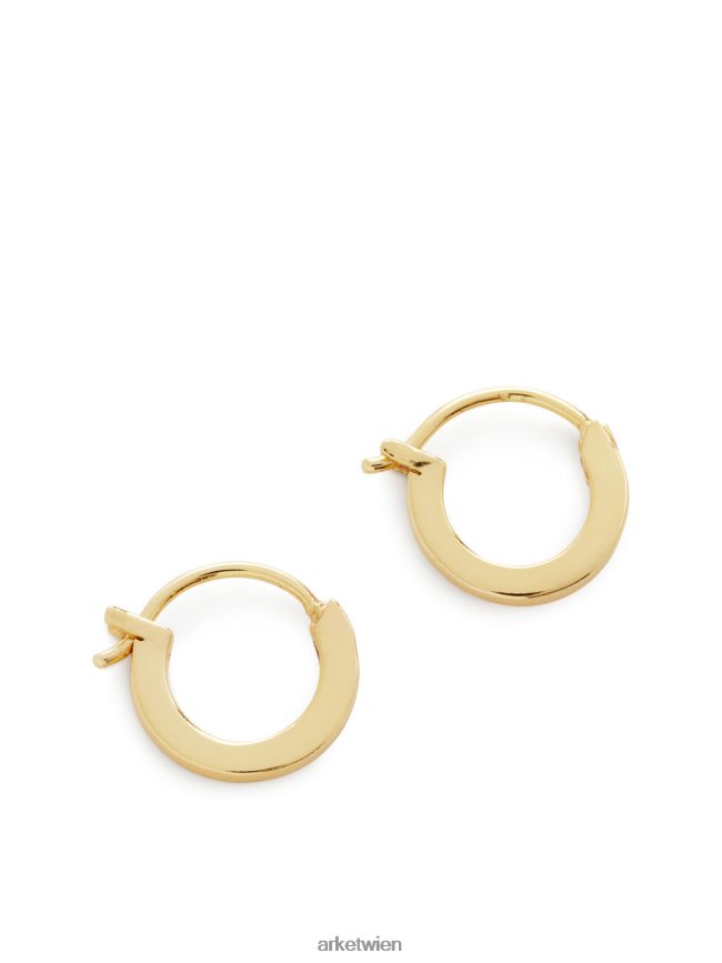 ARKET Creolen aus vergoldetem Sterlingsilber, 12 mm Gold Frauen 8RF08T791 Zubehör