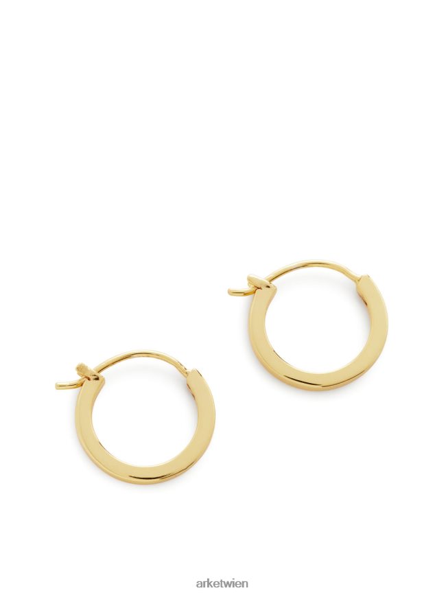 ARKET Creolen aus vergoldetem Sterlingsilber, 17 mm Gold Frauen 8RF08T790 Zubehör