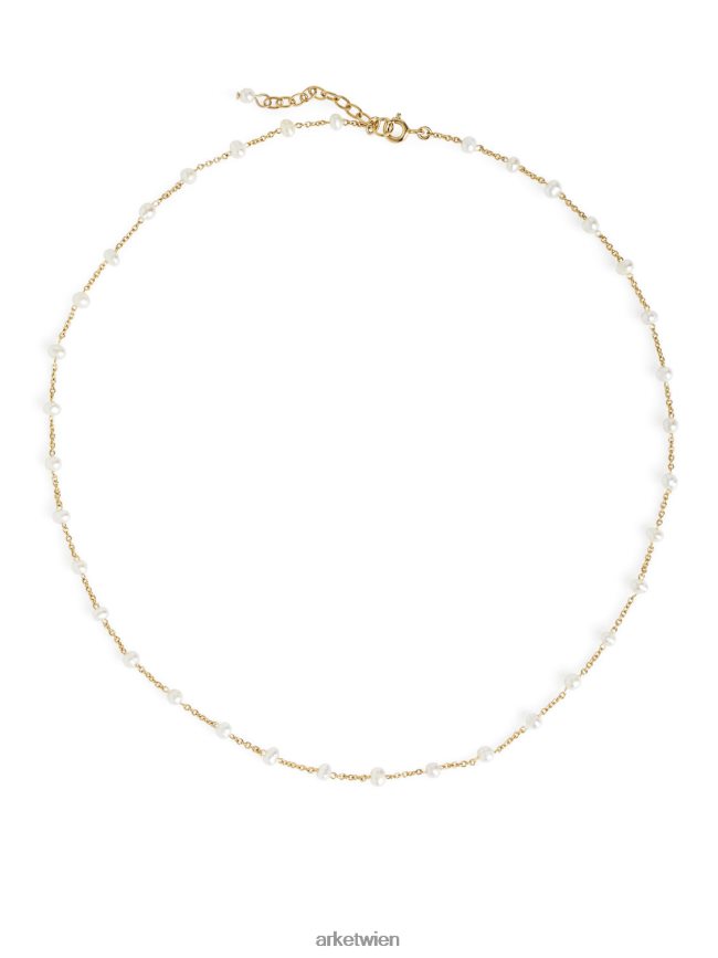 ARKET Süßwasserperlenkette Weiß Frauen 8RF08T779 Zubehör