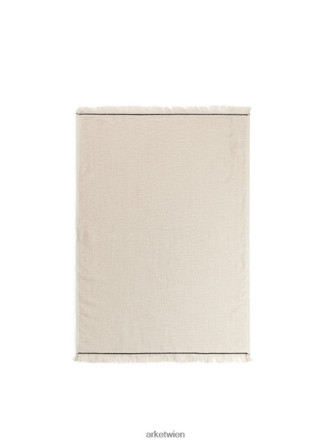 ARKET Baumwollhandtuch 50 x 70 cm Beige unisex 8RF08T1354 Haushaltswaren