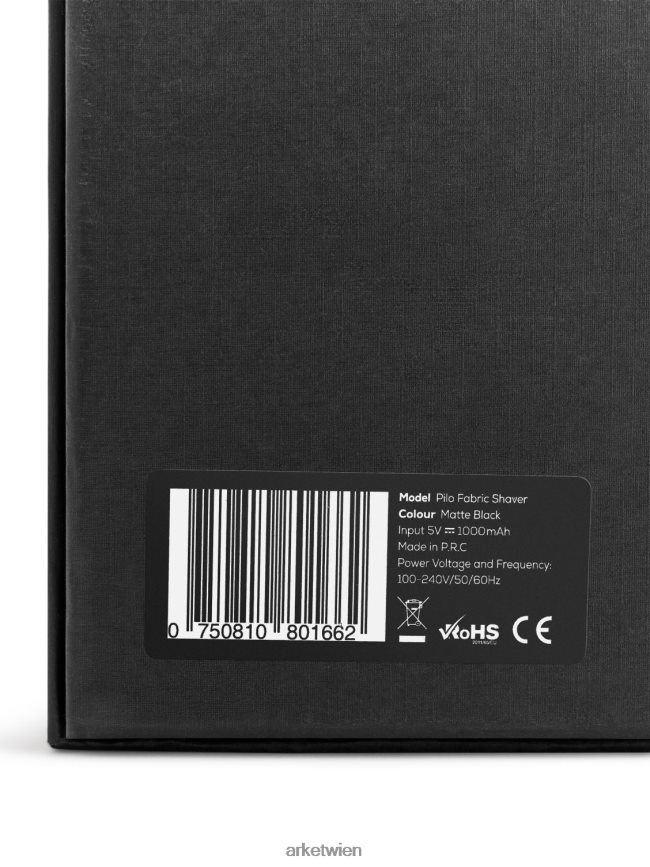 ARKET Steamery Pilo Stoffrasierer Schwarz unisex 8RF08T1364 Haushaltswaren