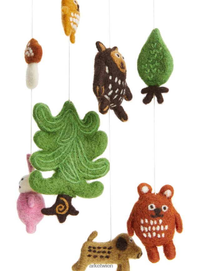 ARKET Klippan Little Bear Mobile staubiges Gelb unisex 8RF08T1707 Haushaltswaren