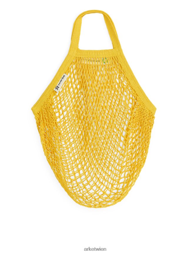 ARKET Schildkrötentaschen Einkaufstasche Gelb unisex 8RF08T772 Haushaltswaren