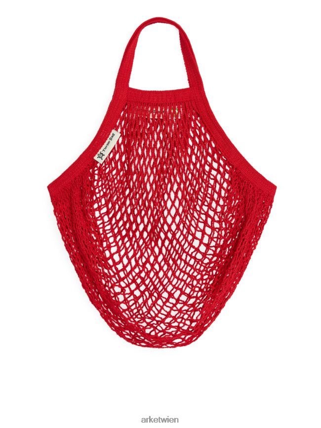 ARKET Schildkrötentaschen Einkaufstasche Rot unisex 8RF08T773 Haushaltswaren