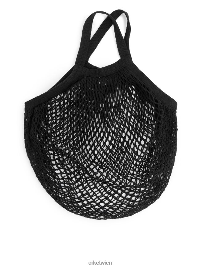ARKET Schildkrötentaschen Einkaufstasche Schwarz unisex 8RF08T645 Haushaltswaren