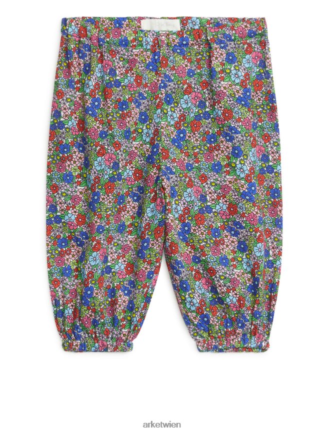 ARKET Allover-bedruckte Hose blau/geblümt Kinder 8RF08T1732 Kleidung