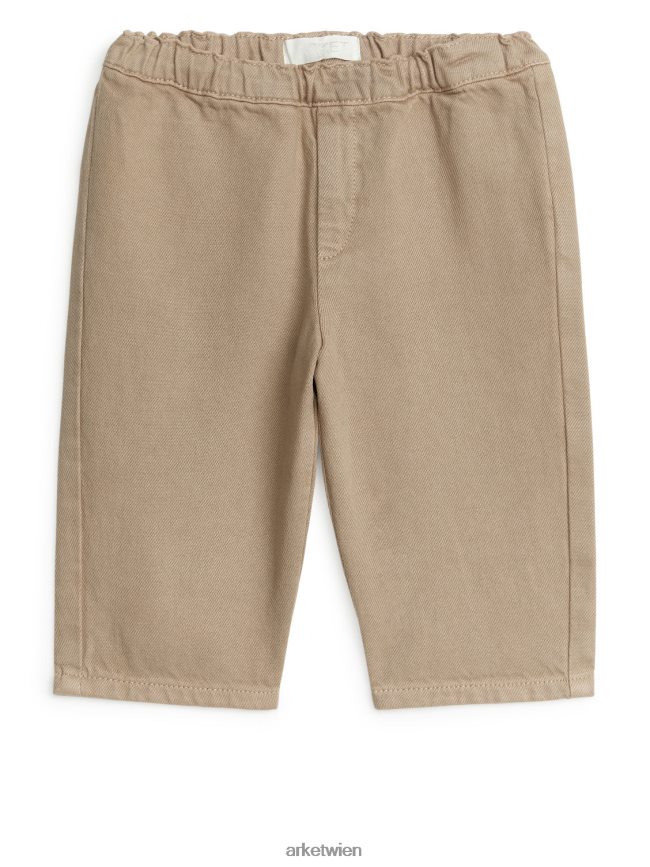 ARKET Baumwoll-Chinos Beige Kinder 8RF08T1770 Kleidung