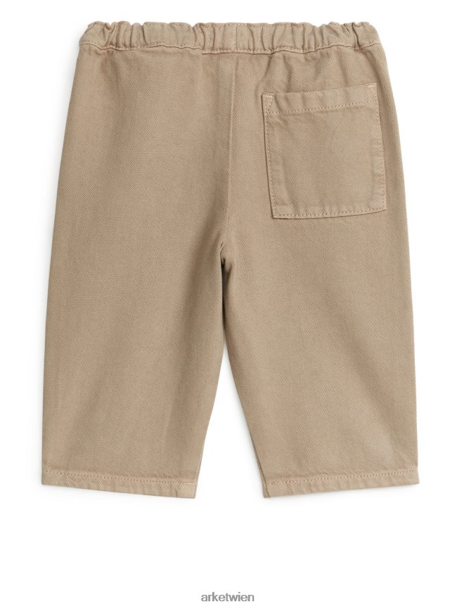 ARKET Baumwoll-Chinos Beige Kinder 8RF08T1770 Kleidung
