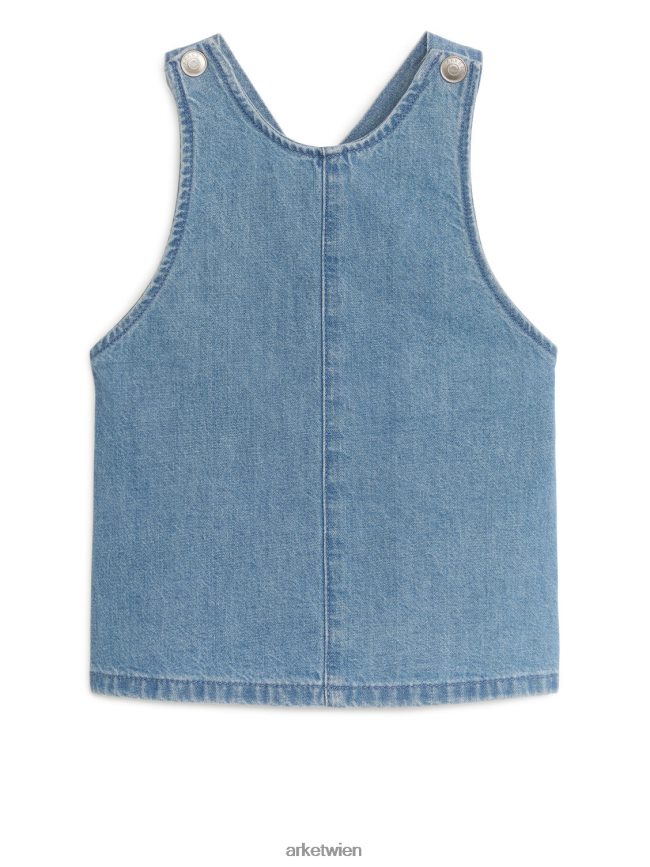 ARKET Jeans-Latzkleid Blau Kinder 8RF08T1741 Kleidung