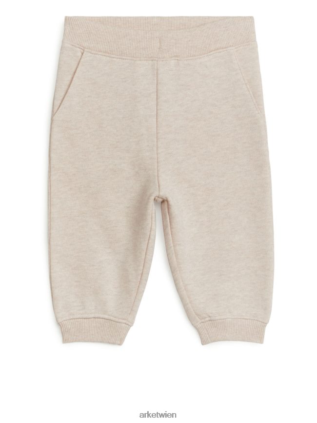 ARKET Jogginghose aus Baumwolle Hafermelange Kinder 8RF08T1738 Kleidung