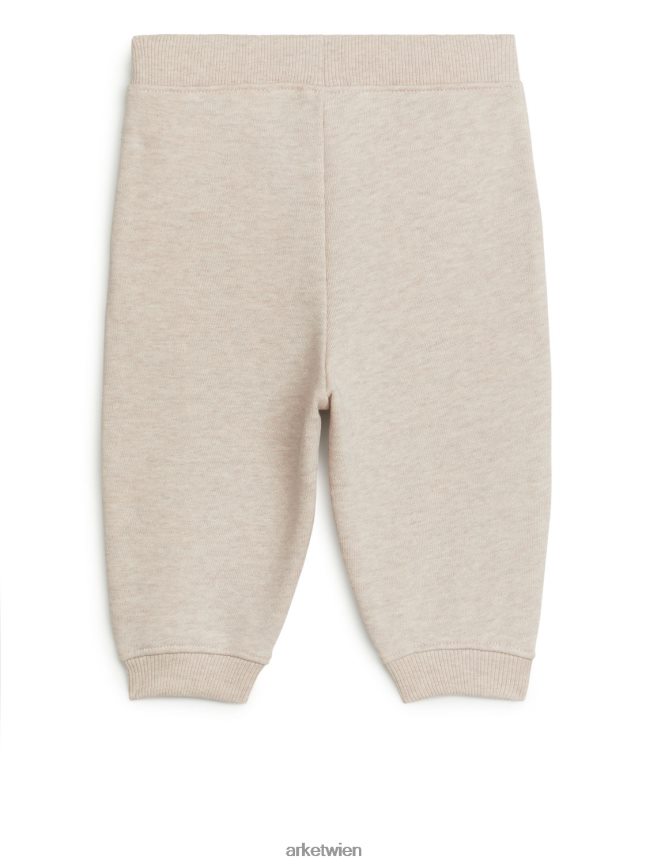 ARKET Jogginghose aus Baumwolle Hafermelange Kinder 8RF08T1738 Kleidung