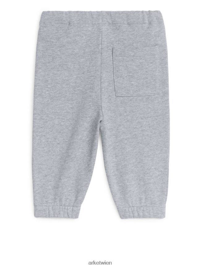 ARKET Jogginghose aus Baumwollfrottee grau Kinder 8RF08T1771 Kleidung