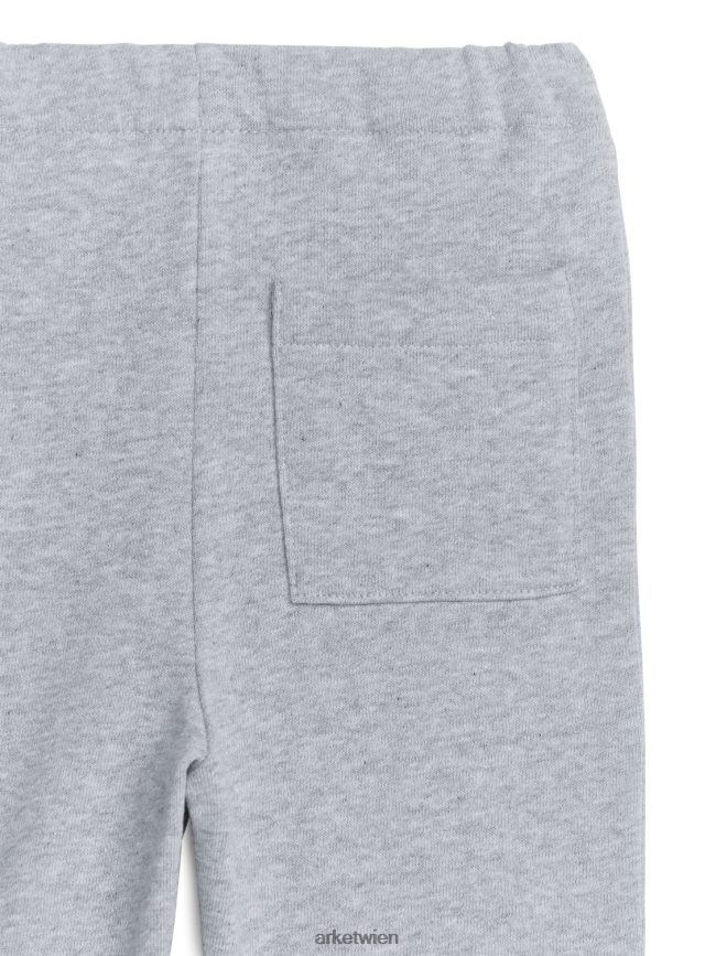 ARKET Jogginghose aus Baumwollfrottee grau Kinder 8RF08T1771 Kleidung