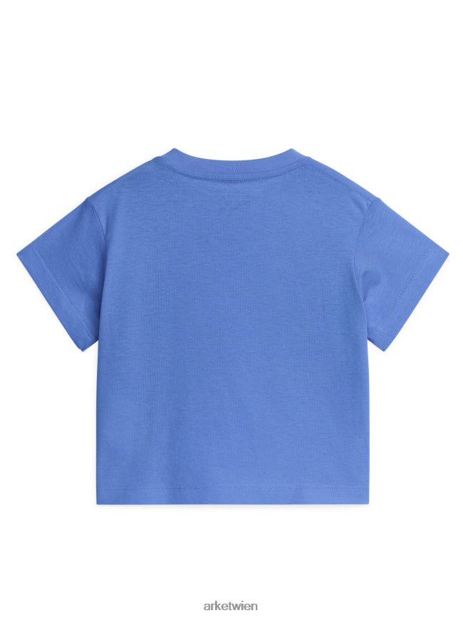 ARKET Kurzärmeliges T-shirt Blau Kinder 8RF08T1749 Kleidung