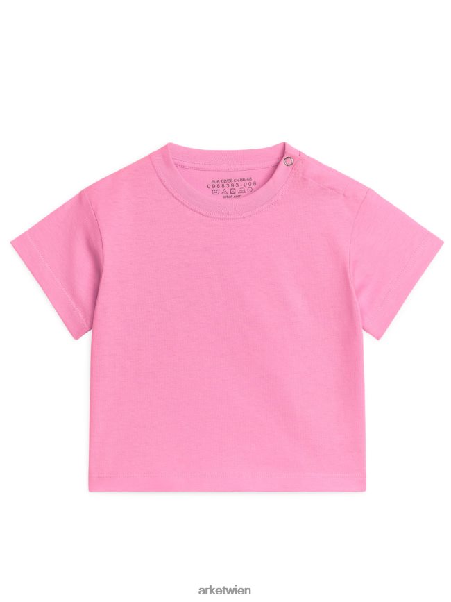 ARKET Kurzärmeliges T-shirt Rosa Kinder 8RF08T1748 Kleidung