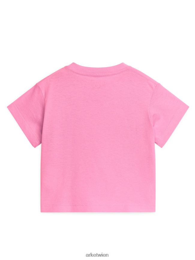 ARKET Kurzärmeliges T-shirt Rosa Kinder 8RF08T1748 Kleidung