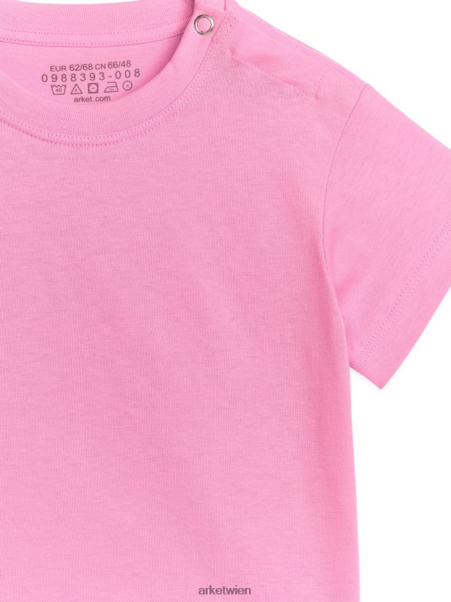 ARKET Kurzärmeliges T-shirt Rosa Kinder 8RF08T1748 Kleidung
