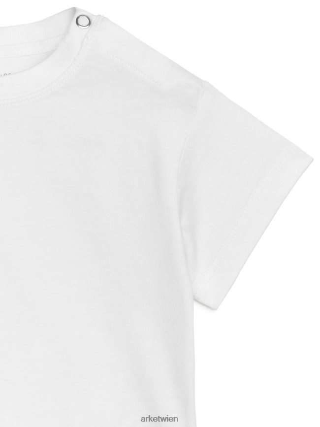 ARKET Kurzärmeliges T-shirt Weiß Kinder 8RF08T1724 Kleidung