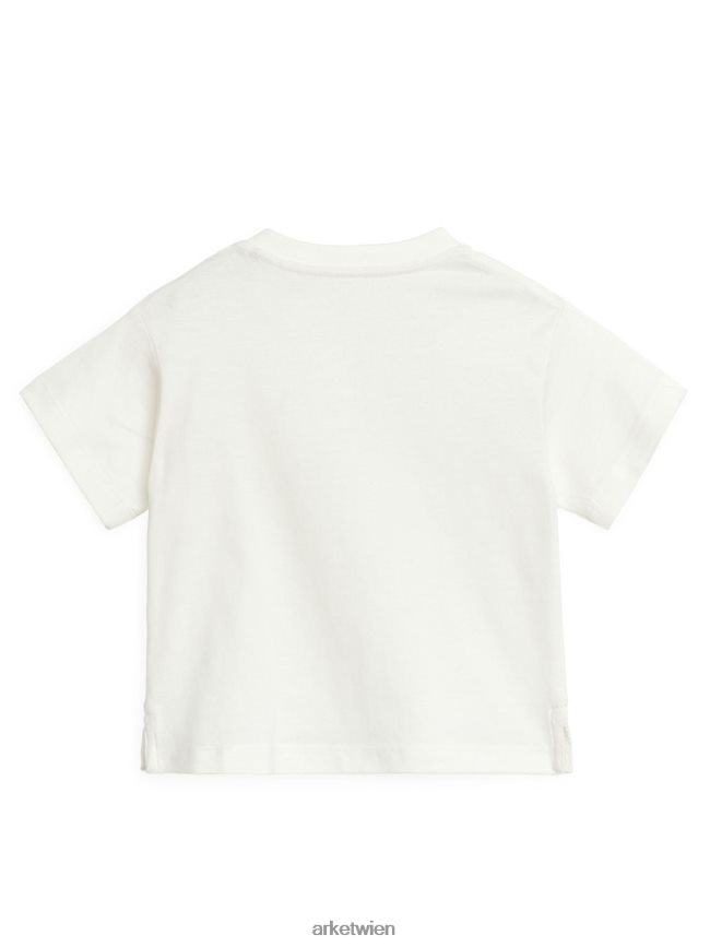 ARKET Kurzärmeliges T-shirt Weiß Kinder 8RF08T1765 Kleidung
