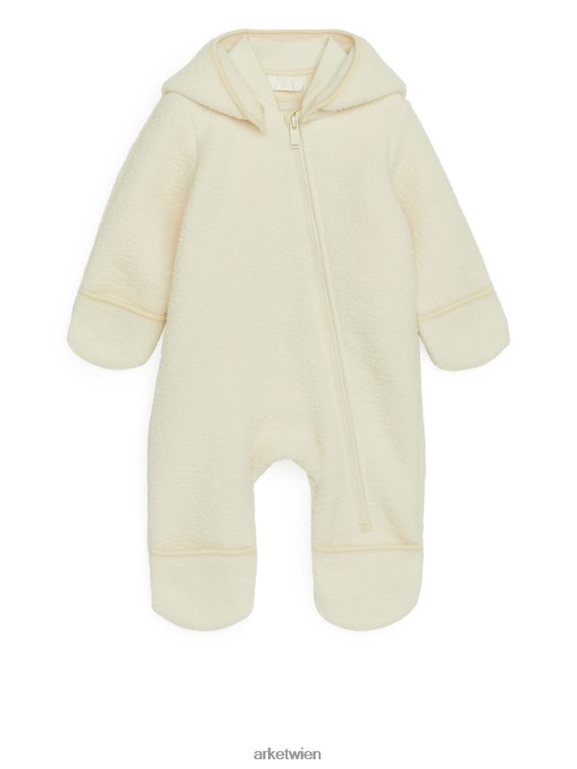 ARKET Overall mit Kapuze cremefarben Kinder 8RF08T1756 Kleidung