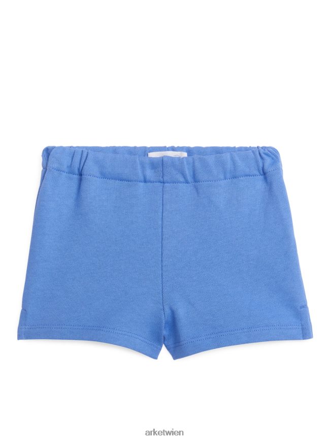 ARKET Shorts aus Baumwollfrottee Blau Kinder 8RF08T1699 Kleidung