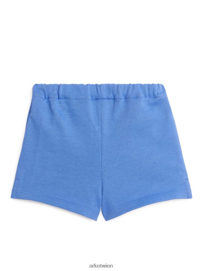 ARKET Shorts aus Baumwollfrottee Blau Kinder 8RF08T1699 Kleidung