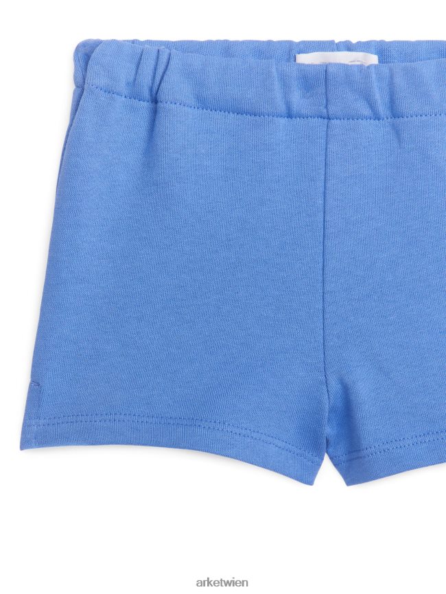 ARKET Shorts aus Baumwollfrottee Blau Kinder 8RF08T1699 Kleidung