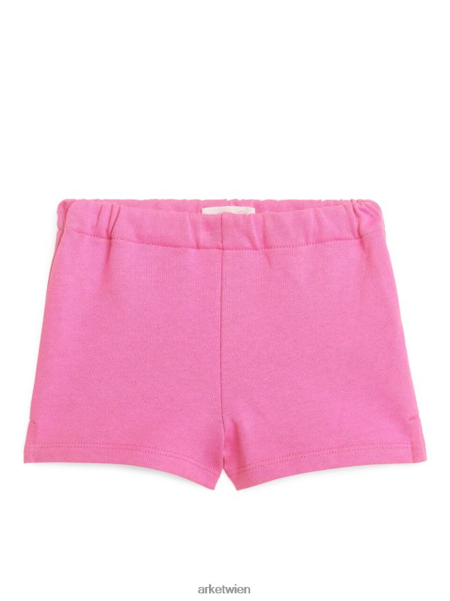 ARKET Shorts aus Baumwollfrottee Rosa Kinder 8RF08T1740 Kleidung