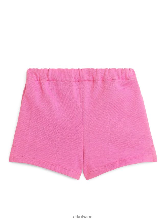ARKET Shorts aus Baumwollfrottee Rosa Kinder 8RF08T1740 Kleidung