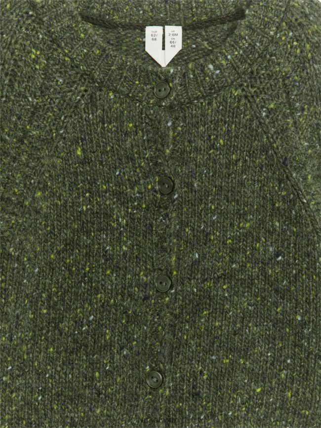 ARKET Strickjacke aus Nissenwolle grün/Nissen Kinder 8RF08T1763 Kleidung