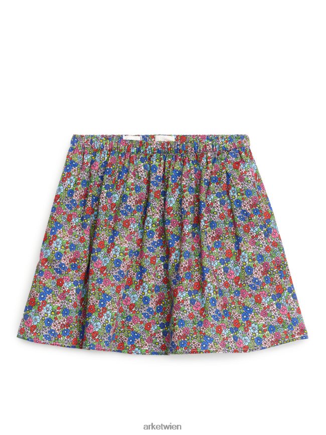 ARKET ausgestellter Minirock mehrfarbig/Blumen Kinder 8RF08T1390 Kleidung