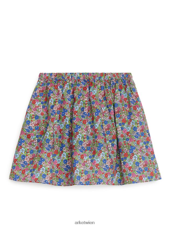 ARKET ausgestellter Minirock mehrfarbig/Blumen Kinder 8RF08T1390 Kleidung