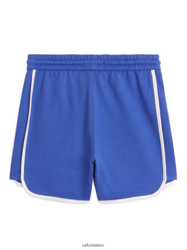 ARKET Baumwollshorts Blau Weiss Kinder 8RF08T1556 Kleidung
