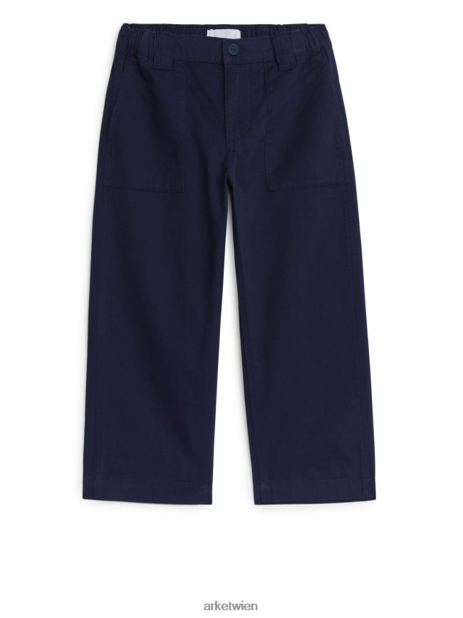 ARKET Cargohose Dunkelblau Kinder 8RF08T1575 Kleidung