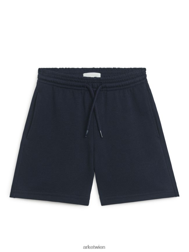 ARKET French-Terry-Shorts Dunkelblau Kinder 8RF08T1587 Kleidung